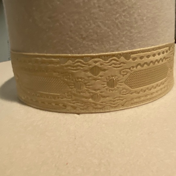 VERY RARE LACK OF COLOR FELT WOOL SIERRA BOATER HAT - Picture 8 of 14